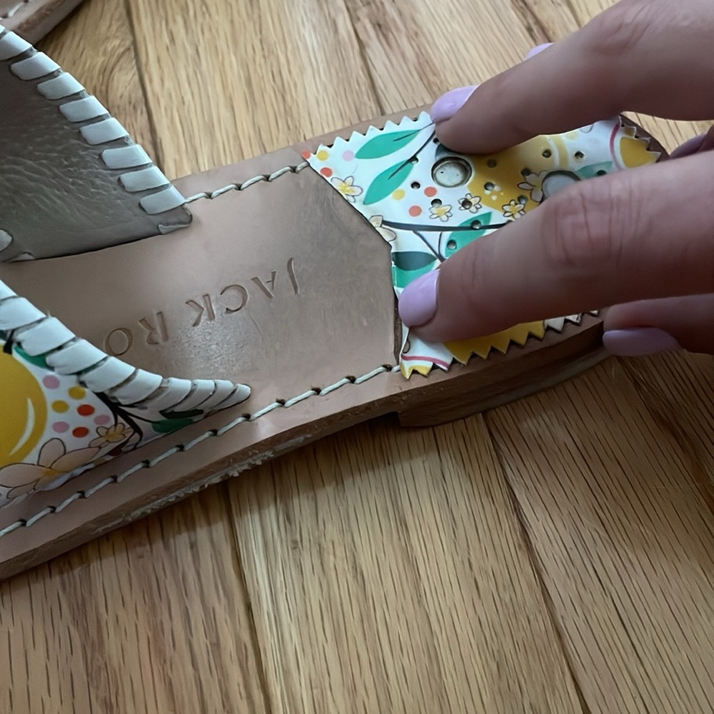 Jack Rogers Floral Sandals - Picture 3 of 6
